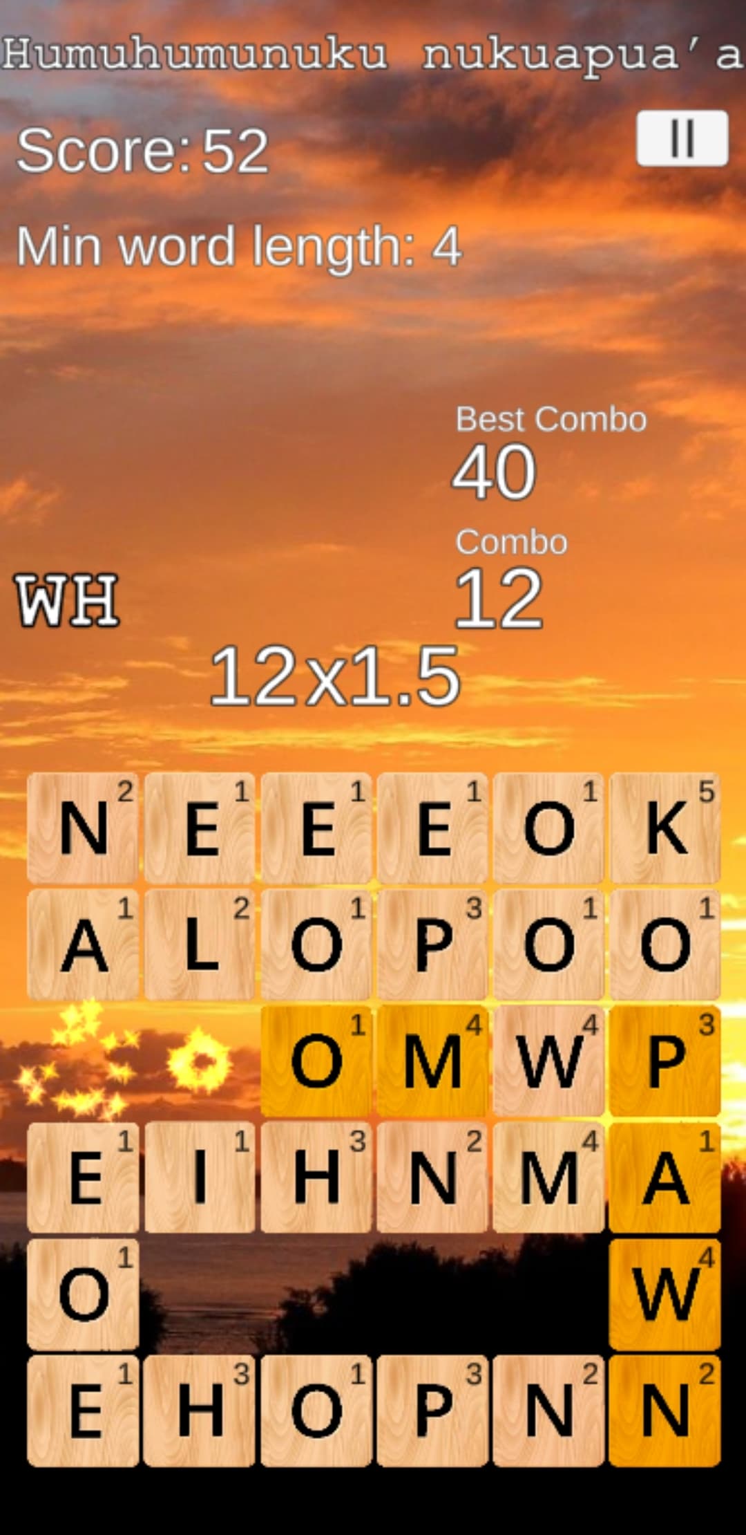 Fallwords