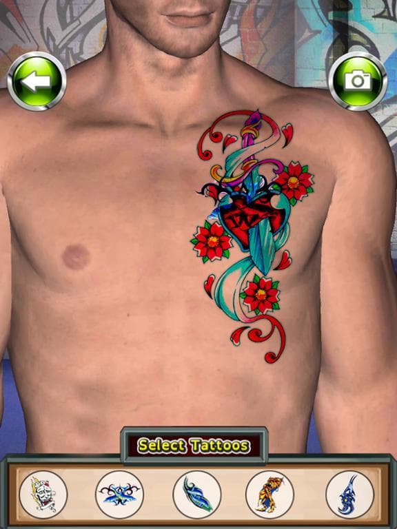 Tattoo Design 3D Master Pro screenshot 4