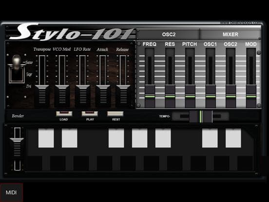 Stylo-101 (Stylophone+SH-101) screenshot 2