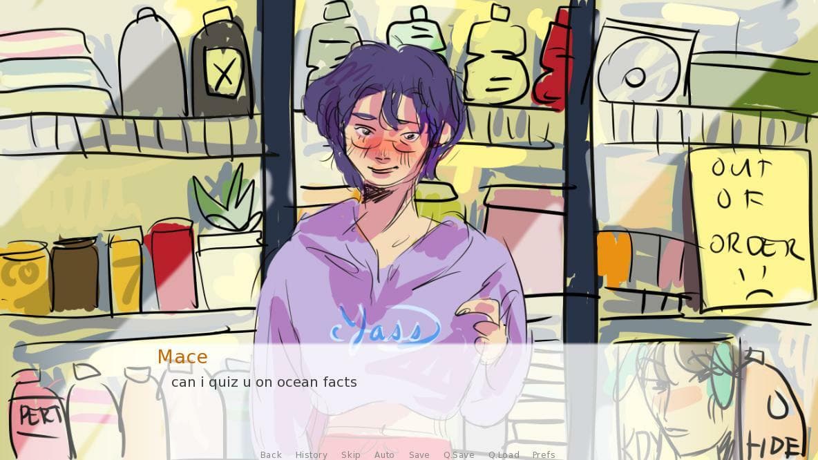 YASS STATION dating sim screenshot 3