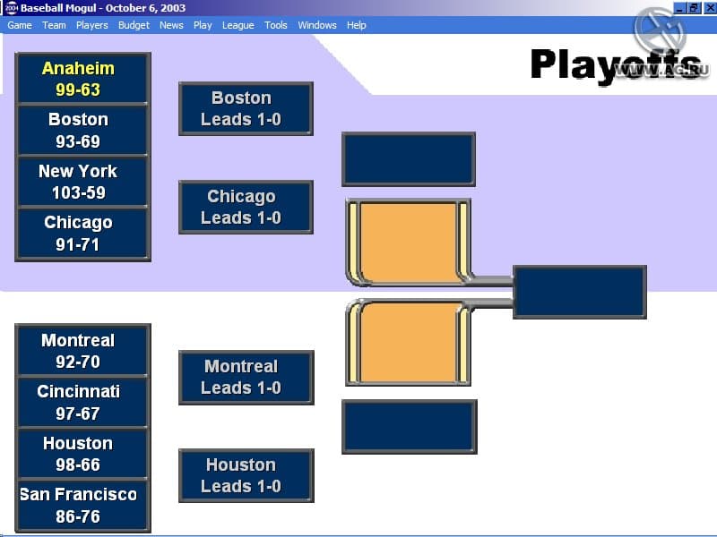 Baseball Mogul 2004 screenshot 3