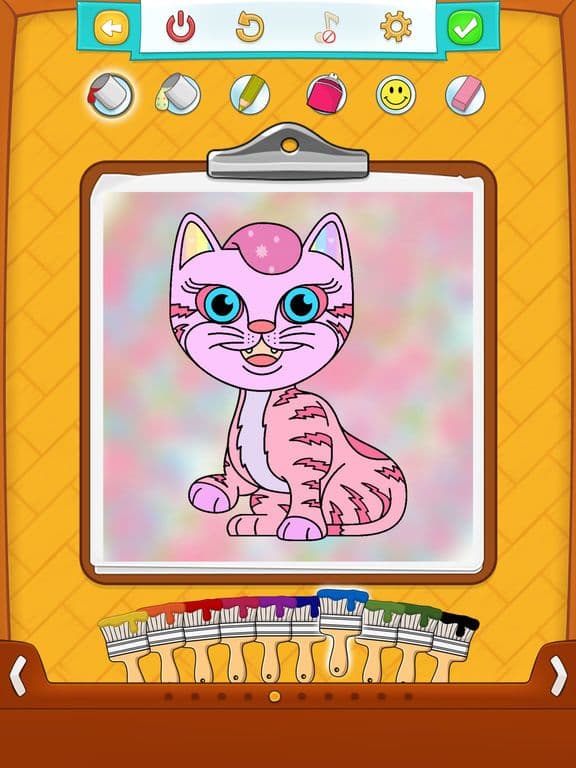 Kitty Cat Coloring Pages screenshot 2