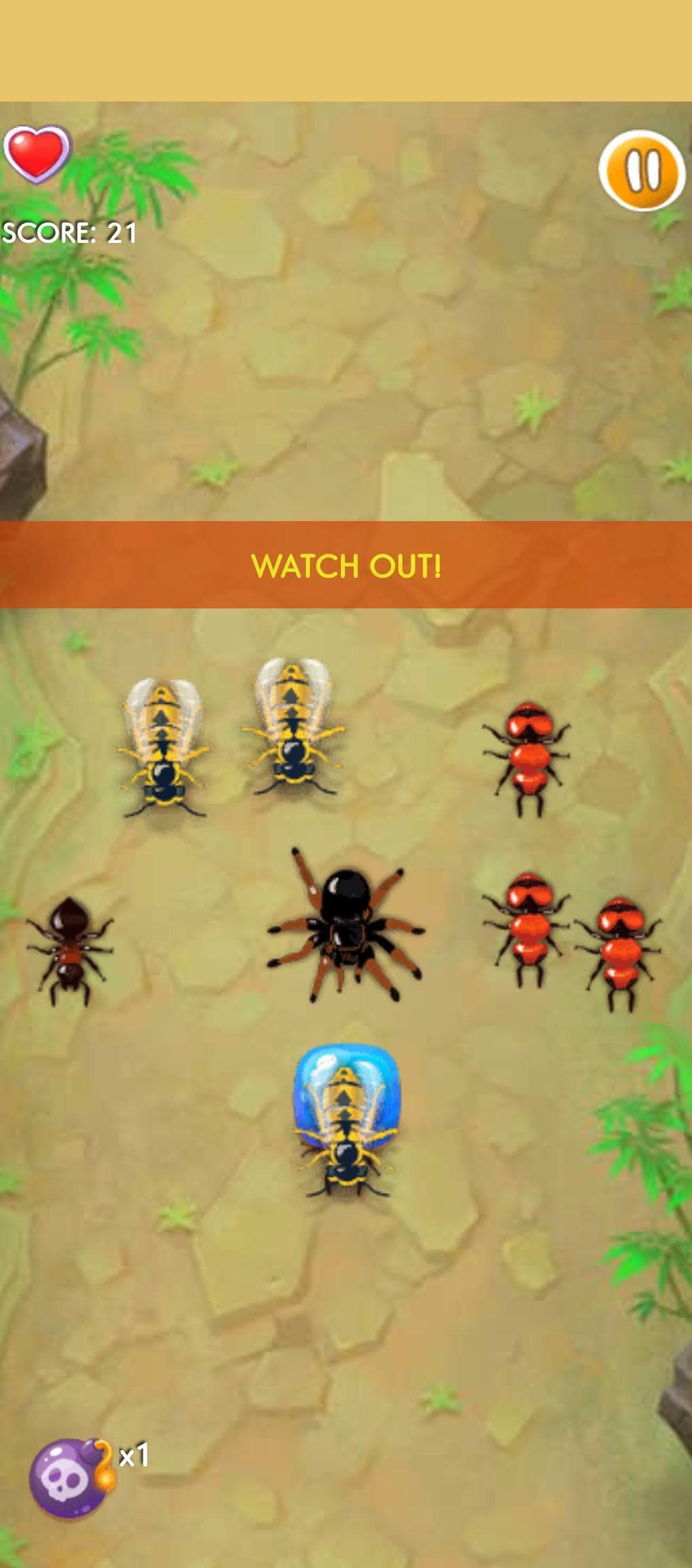 Ants Invasion: Protect Candies