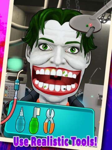 Supervillain Tooth Booth - The Anti Hero Evil Comic Book Dentist Adventure Free screenshot 3