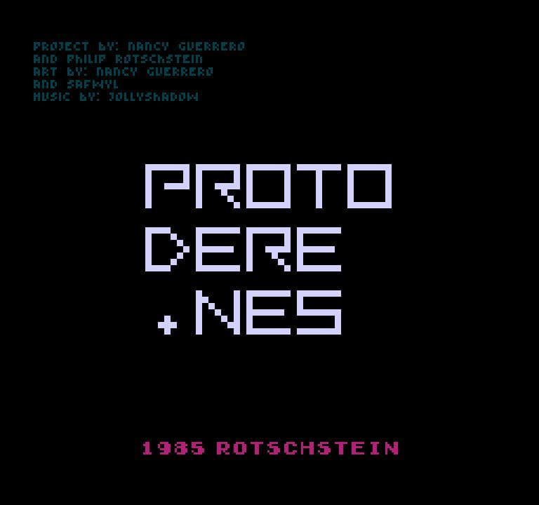 PROTO DERE .NES screenshot 2
