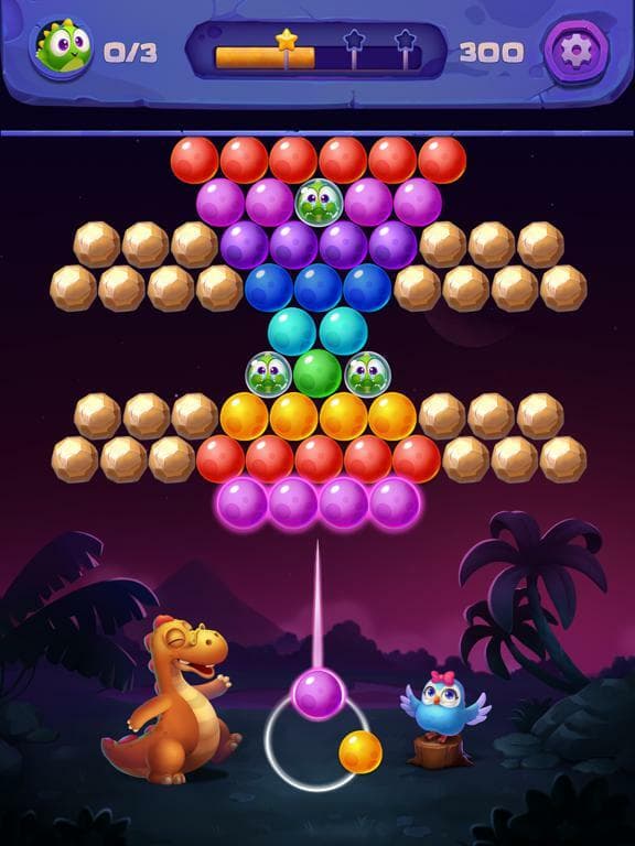 Dinosaurs Bubble Shooter screenshot 2