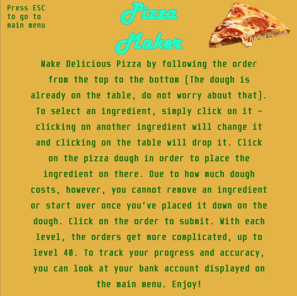 Pizza Maker (falconXYZ)