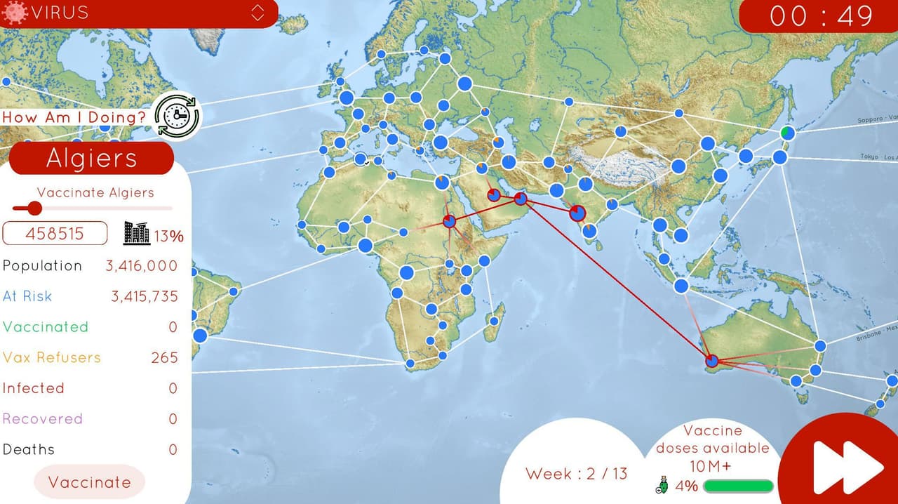 The Vaccination Game screenshot 2