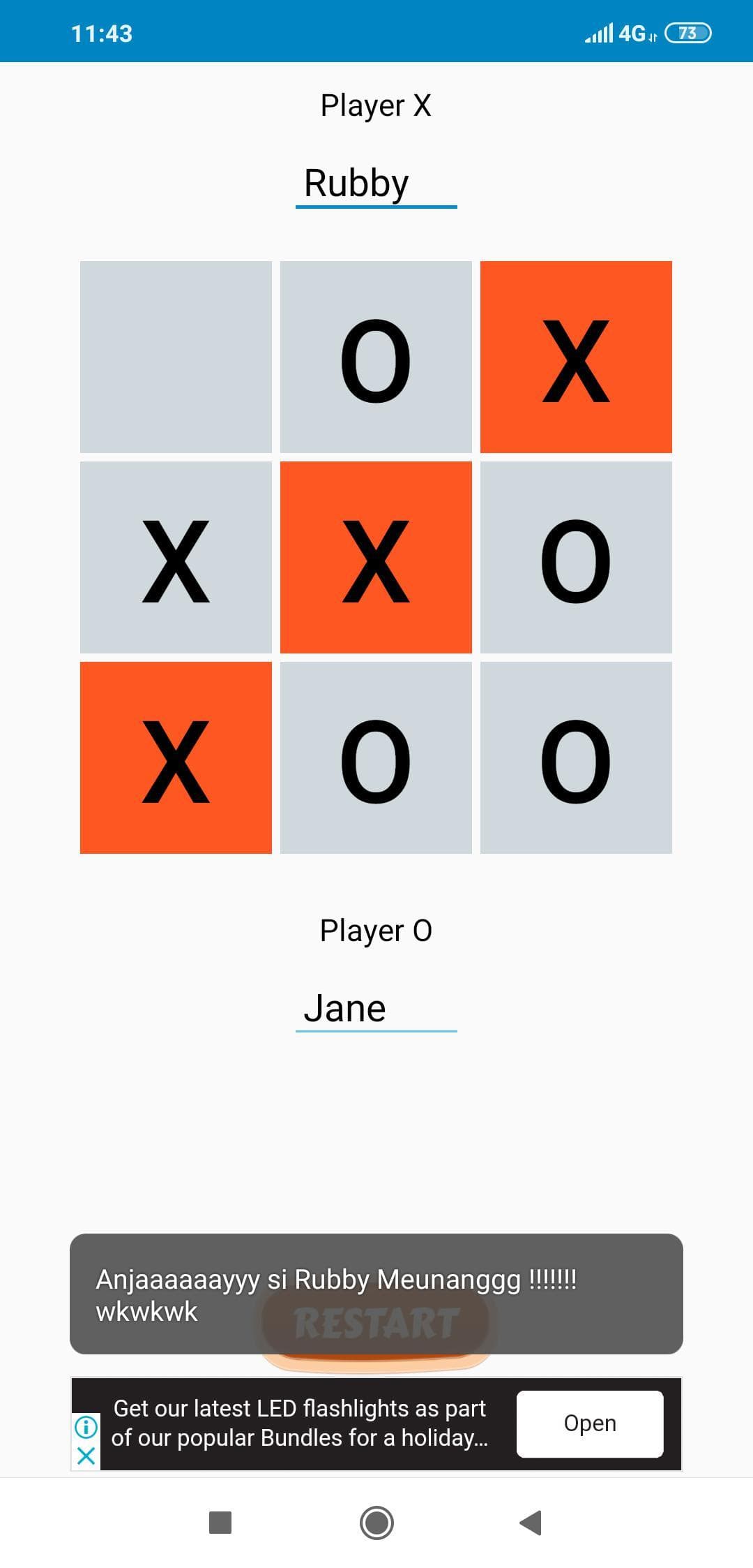 Tic Tac Toe Uman screenshot 4