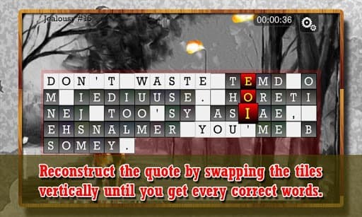 WORD PUZZLE for ROMANTIC SOUL screenshot 3