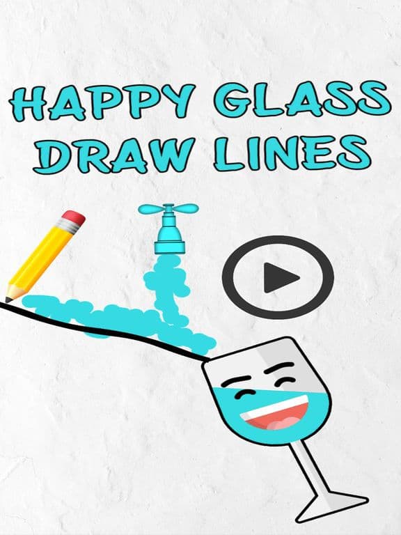 Happy water glass draw game screenshot 2