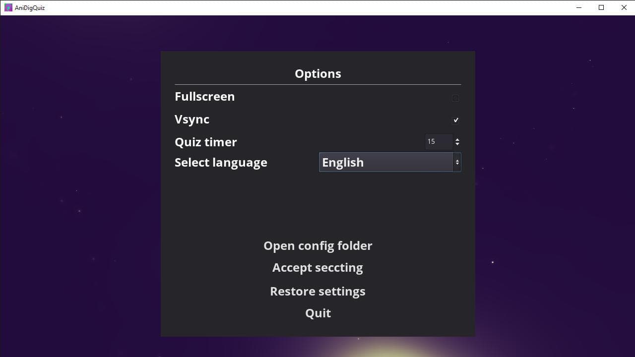 Anidigquiz screenshot 2