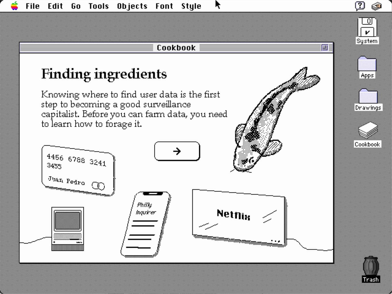 Cooking for Surveillance Capitalists screenshot 2