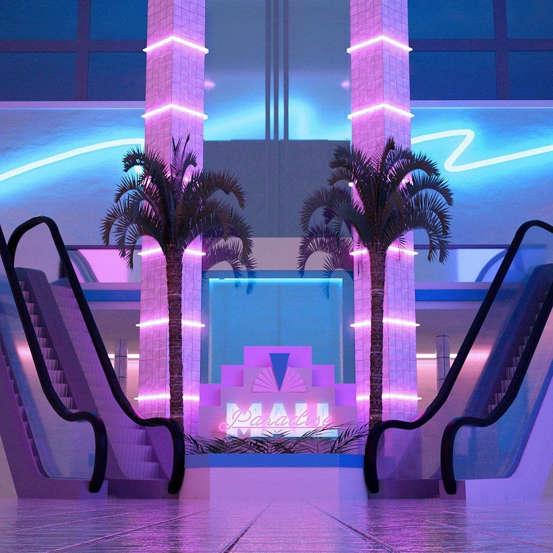 Vaporwave Mall