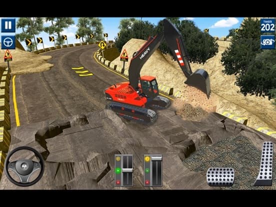 Construction Excavator Game 3d screenshot 6
