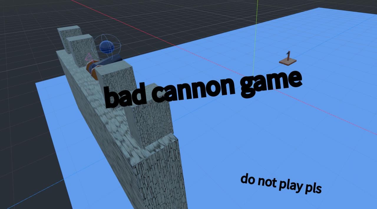 Bad cannon game