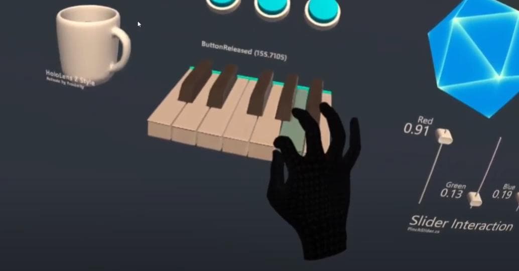MRTK Quest Hand Tracking screenshot 2