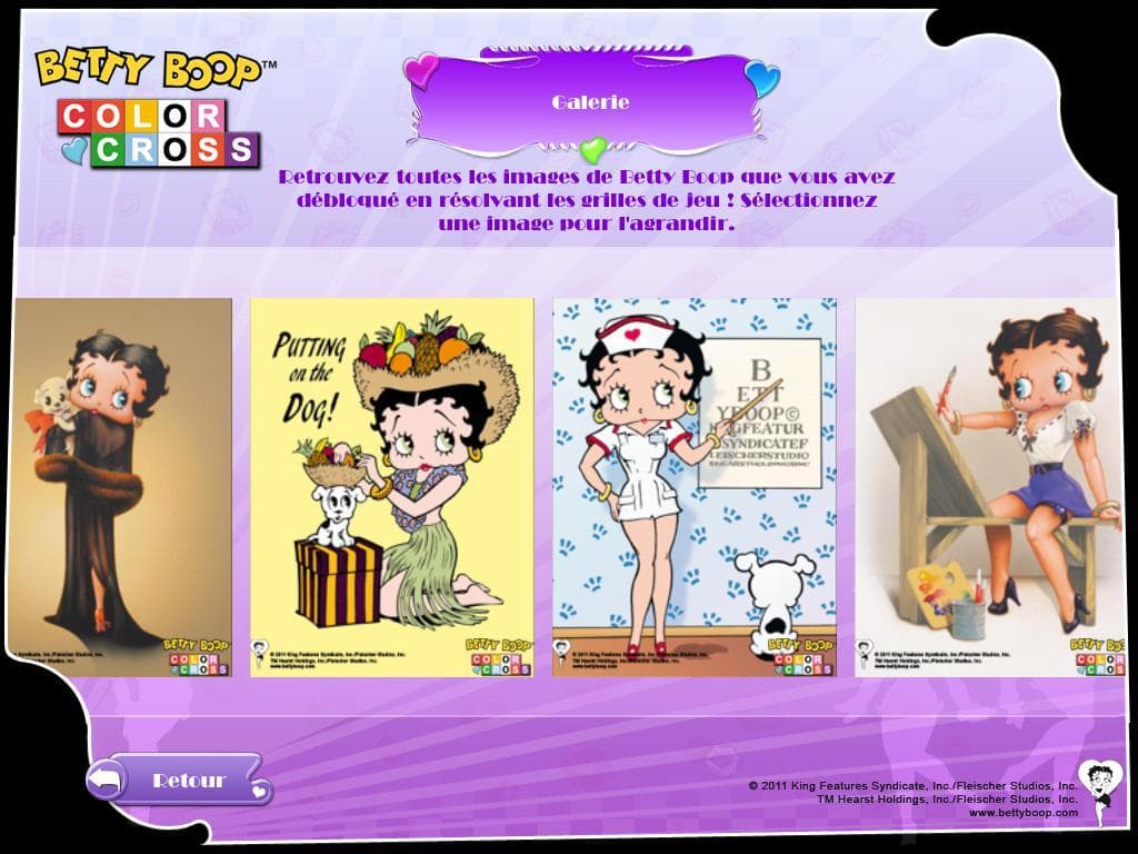 Betty Boop Color Cross