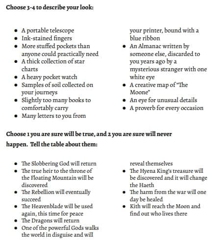 The Prognosticator - a playbook for Wanderhome