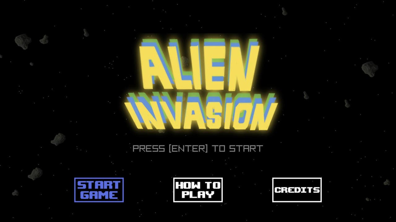 Alien Invasion - made with raylib 3.5 screenshot 2