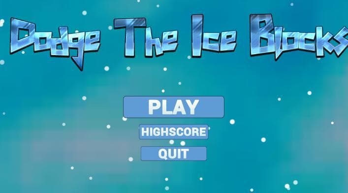 Dodge The Ice Blocks: Android screenshot 2