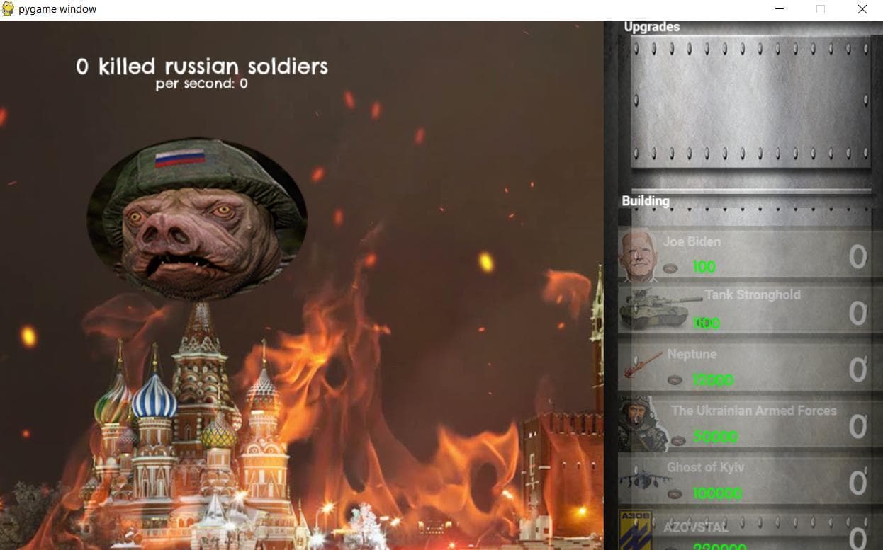 The most Russophobic game clicker kill russians orks