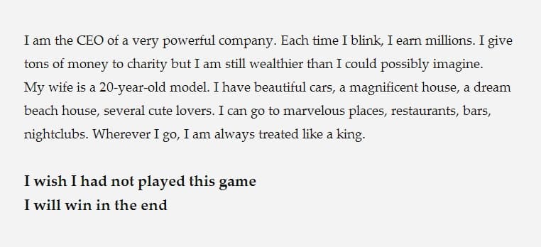 I wish I had not played this game
