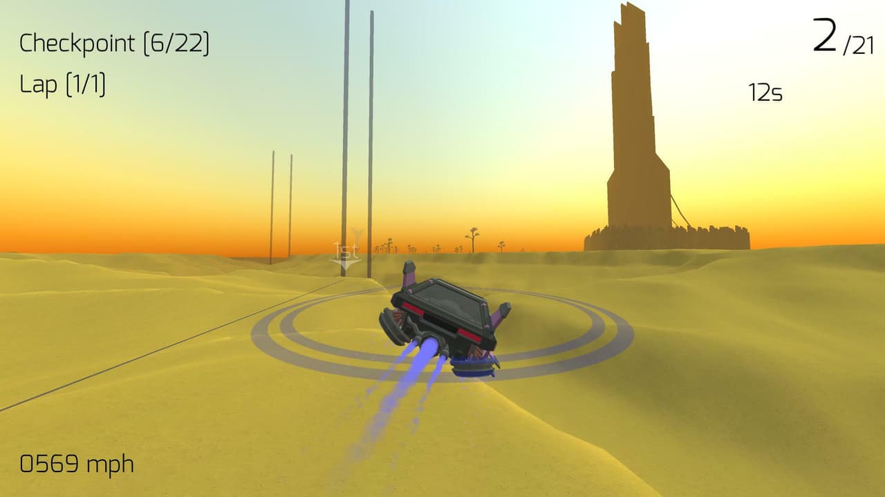 Desert Racer (JHD) screenshot 4