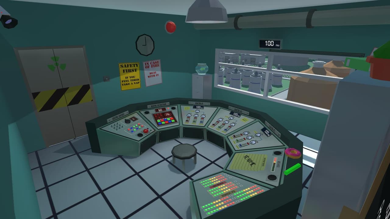 Nuclear power plant simulator screenshot 2