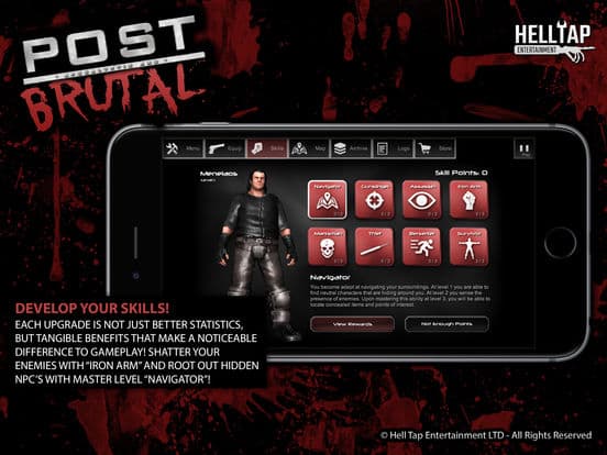 Post Brutal - Post Apocalyptic Zombie Action RPG screenshot 4
