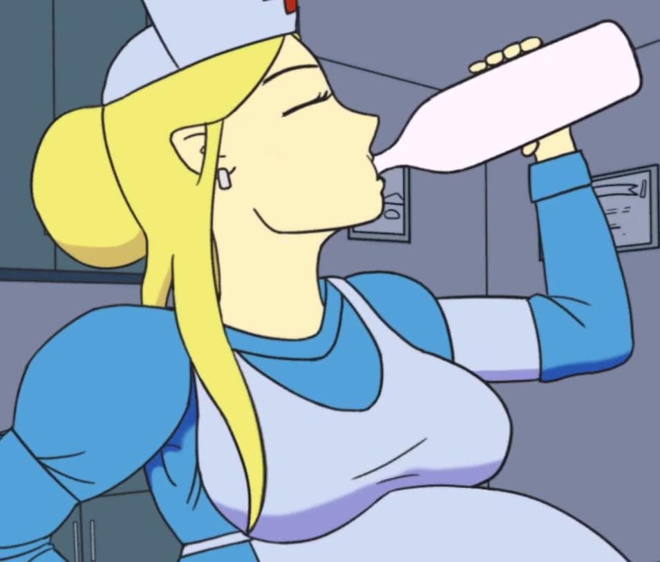Anna Drinks a Lot of Milk