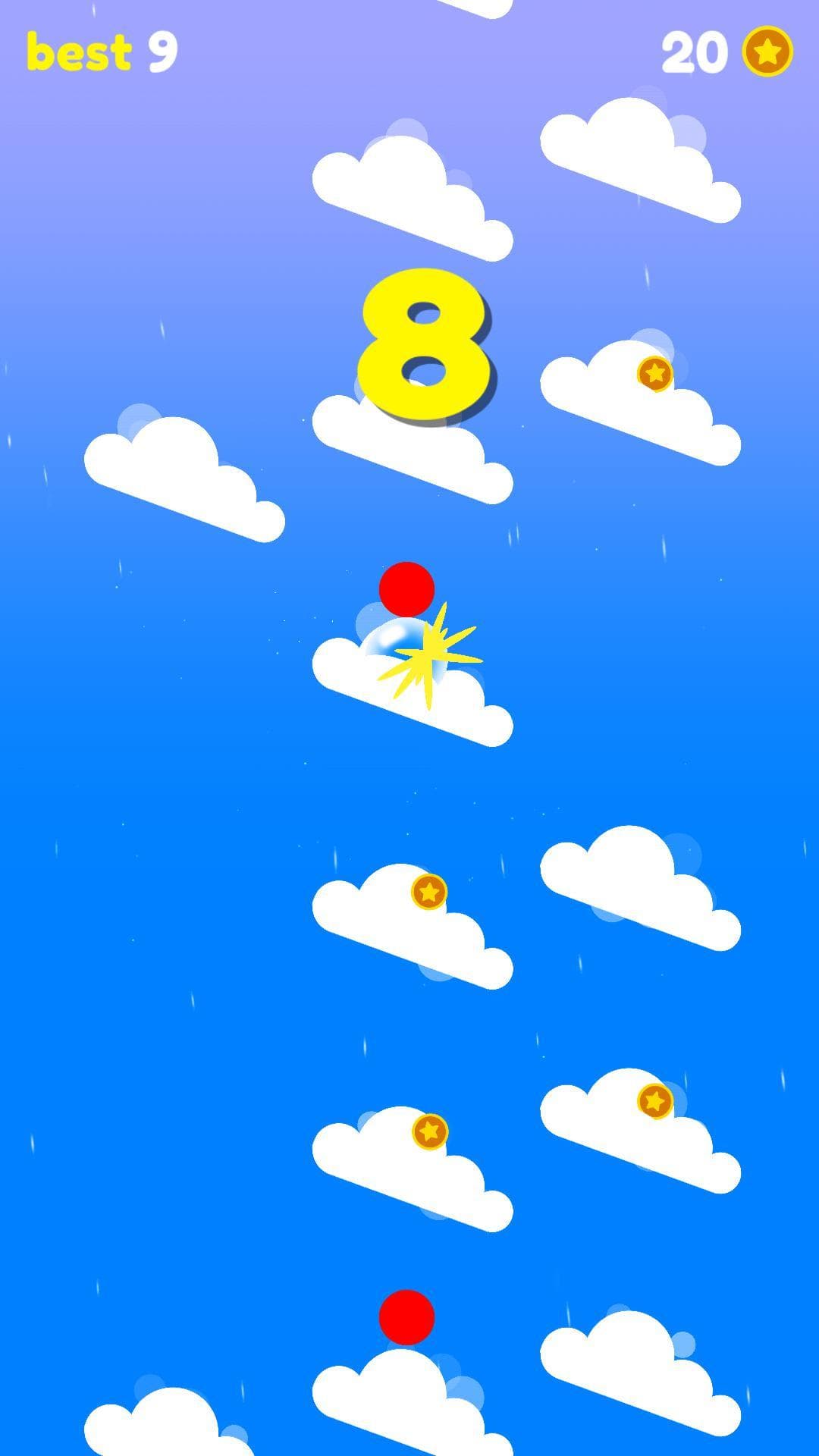 Rain Drop - falling from the sky - Slide rain drop down the clouds screenshot 3