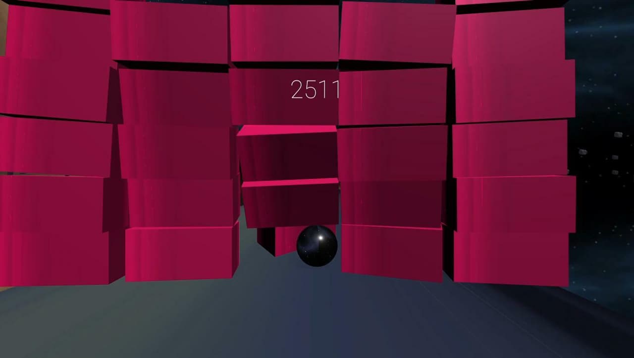 Space Ball 3D Game screenshot 2