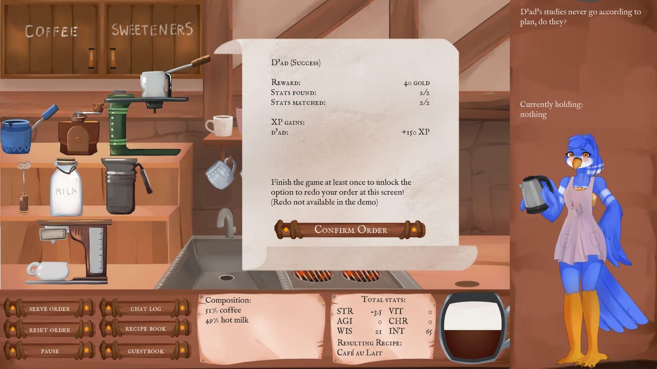Birb Café Demo