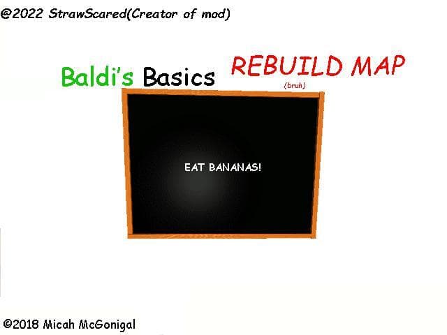 Baldis Basics Rebuild Map (Alpha)