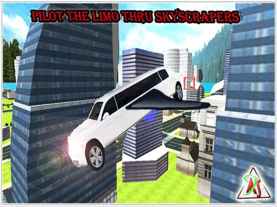 Flying Limo City 2016 Simulator – Future Limousine Parking with Air Plane Driving Controls screenshot 3