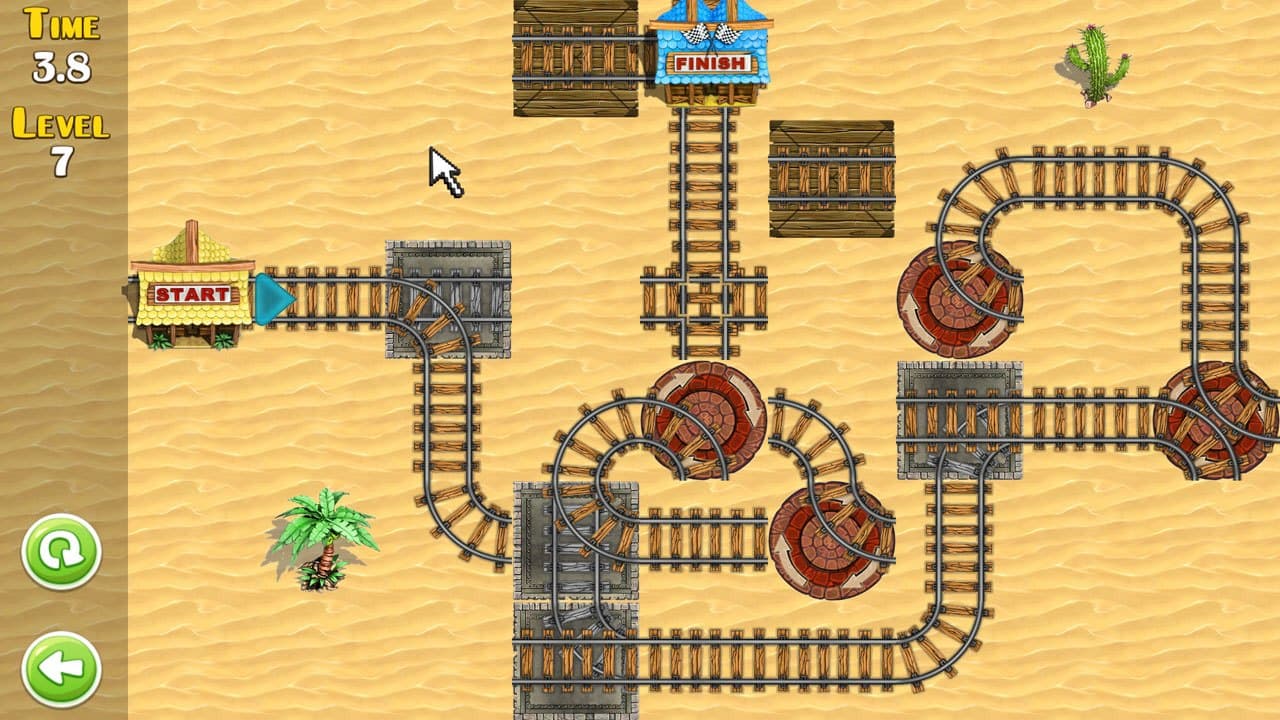 Puzzle Rail Rush screenshot 2