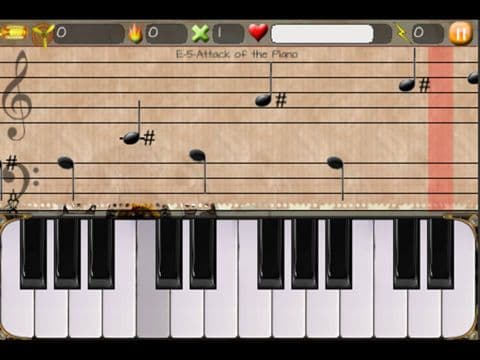 Attack of the piano lite screenshot 4