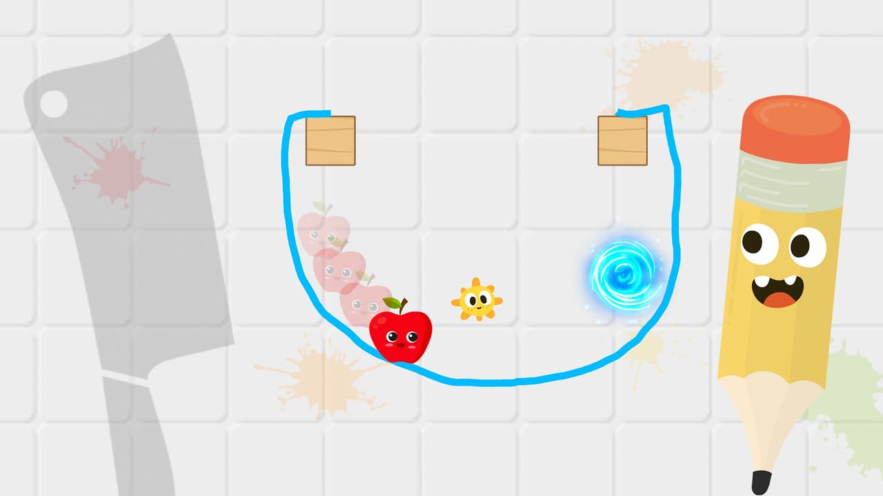 Fruit Escape: Draw Line screenshot 4