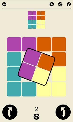 Ruby Square: logical puzzle game (700 levels) screenshot 2
