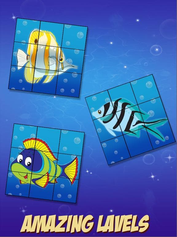 Sea Animals Slide Puzzle For Kids