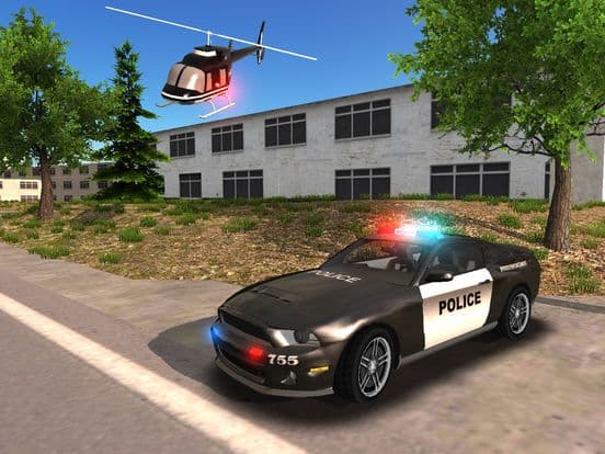 Police Car driving Offroad 4x4