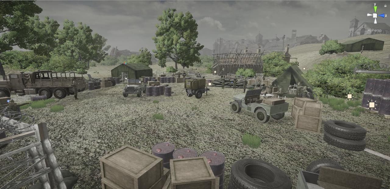 Call of Duty 3 - Unity Study screenshot 4
