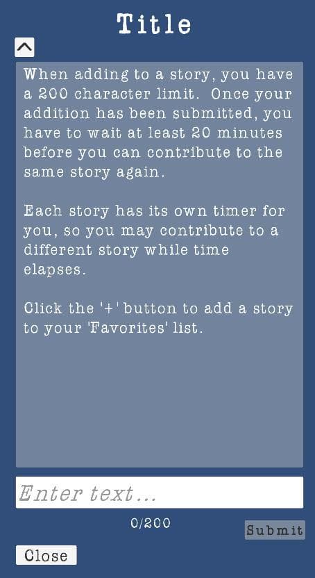 GhostWriter - A collaborative, anonymous, creative writing experiment. screenshot 4
