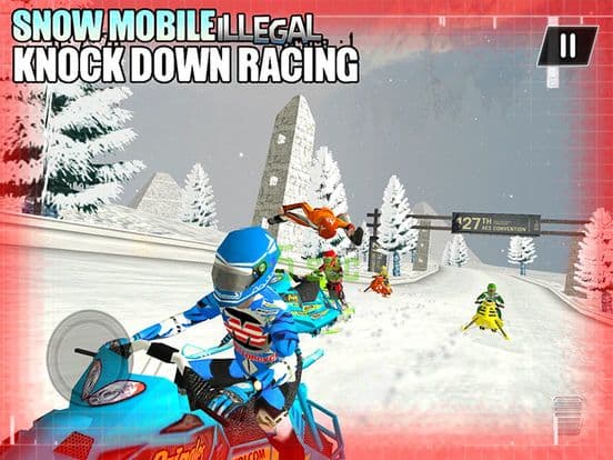 SnowMobile Illegal Bike Racing screenshot 5