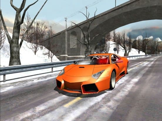 Super Car Rally Winter screenshot 2