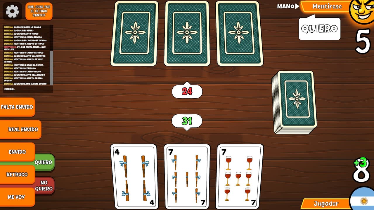 Truco Argentino screenshot 3