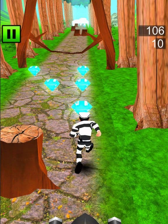 Jungle Crazy Runner: Prisoner Survival 3D