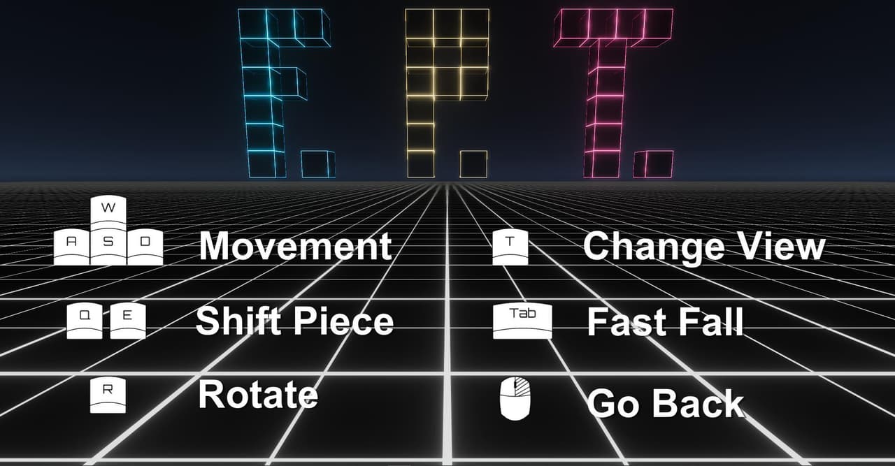 First Person Tetris