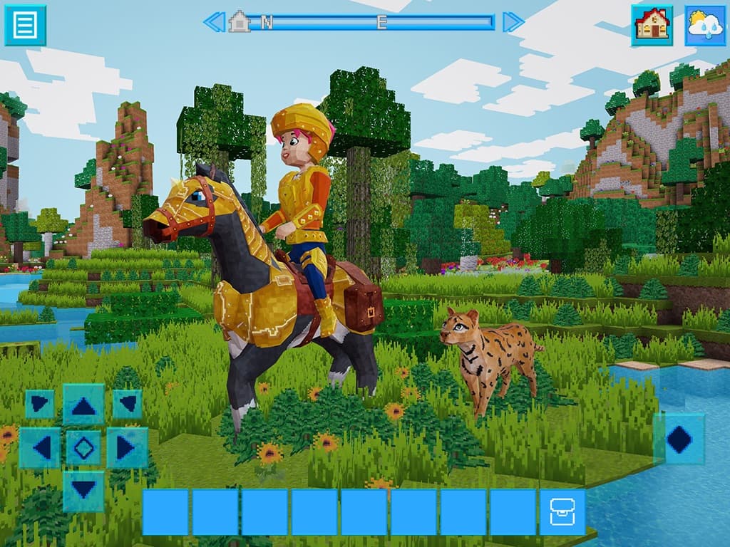RealmCraft 3D: Free Block Building Game with Skins Export to Minecraft screenshot 2